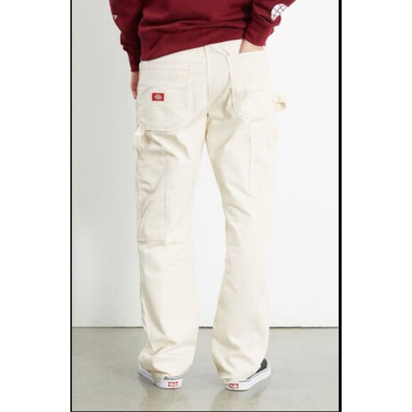 Dickies Classic Y2K Painters Pants Men’s Size 44x32 White Straight Leg Pockets - Picture 1 of 16